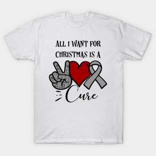 All I Want For Christmas Is A Cure T-Shirt